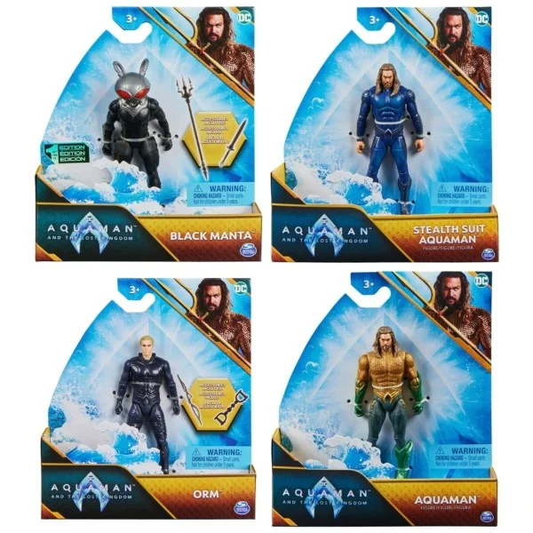 DC Aquaman Movie Fig 4", Assorted 1 Piece - 6065654-T
